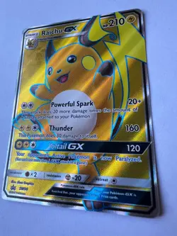 Pokemon Raichu GX SM90 Sm Holo Black Star Promo Mint - Image 2