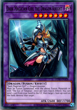 Dark Magician Girl the Dragon Knight LEDD-ENA36 Legendary Dragon Decks (2020... - Image 1