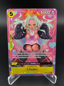 S-Snake (Parallel) OP08-112 Super Rare Two Legends One Piece NM - Image 1
