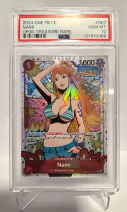 Nami ST01-007 TR Treasure Rare PSA 10 One Piece !GEM MINT! OP06 - Image 1