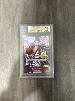 Zoro-Juurou 067 One Piece Gold Championship 2025-26 Beckett Pristine 10 - Image 1