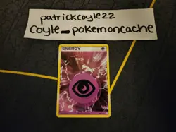 Psychic Energy Holo Rare Energy Card EX Holon Phantoms 109/110 MP front/LP back - Image 2