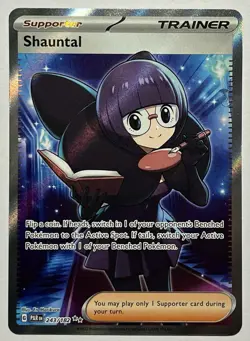 Shauntal 243/182 (NM) IR Scarlet & Violet: Paradox Rift 2023 Pokemon Card TCG - Image 1