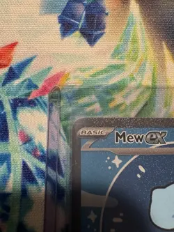 Mew EX 232/091 Bubble Mew Holo Card SV: Paldean Fates SIR Near Mint NM Condition - Image 2