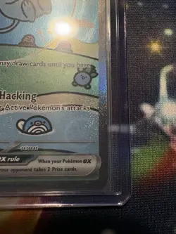 Mew EX 232/091 Bubble Mew Holo Card SV: Paldean Fates SIR Near Mint NM Condition - Image 4