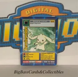 Bandai Digimon Collectible Card Terriermon Movie Promo MO-01 Vintage 2000 - Image 1