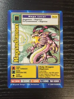 Magnadramon Mo-10 Digimon Movie Promo Card 2000 - Image 1