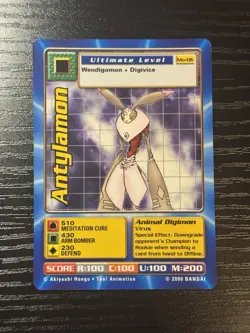 Antylamon Mo-06 Digimon Movie Promo Card 2000 - Image 1