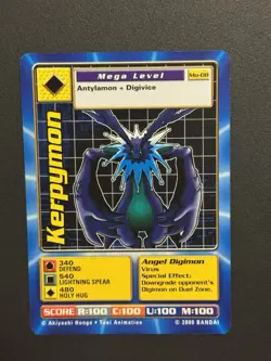 Kerpymon Mo-08 Digimon Movie Promo Card 2000 - Image 1