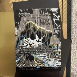 Reanimate Non-Foil Borderless 0020 Spider-Man Magic the Gathering - Image 1