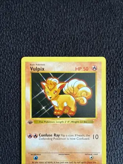 Pokemon TCG Vulpix 1st Edition Shadowless Base Set 68/102 - Image 3