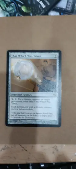 THAT WHICH WAS TAKEN Betrayers of Kamigawa MTG Artifact RARE - Image 1