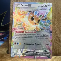 Pokemon TCG Eevee EX 075/131 Prismatic Evolutions Double Rare - Image 1