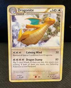 MP Pokemon TCG Dragonite Triumphant 18/102 Rare Regular English 2010 140 HP - Image 1