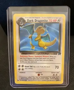 HP Pokemon TCG Dark Dragonite Team Rocket 22/82 Holo Rare English Unlimited - Image 3