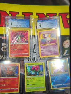 Pokemon Go Holo Charizard Venusaur And Radiant Blastoise. CGC 9 Radiant Char/Mew - Image 1