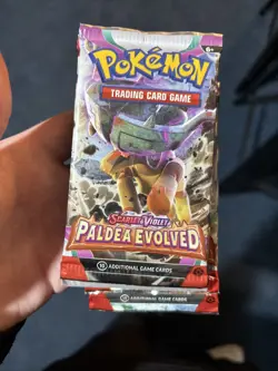 Pokemon TCG Paldea Evolved Scarlet Violet Sealed Booster Pack Random Art NEW! - Image 1