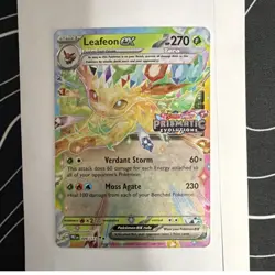 Pokemon Leafeon EX Prismatic Evolutions STAMPED Promo English - Image 1