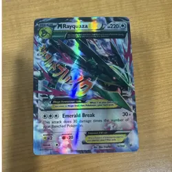 Pokemon TCG M Rayquaza EX 76/108 Roaring Skies Full Art Holo Ultra Rare 220HP - Image 1