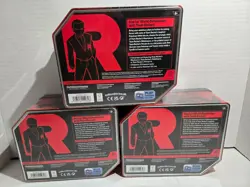 Pokemon Destined Rivals Team Rocket Tin Set of 3 (Mewtwo, Nidoking, Persian)-NEW - Image 2