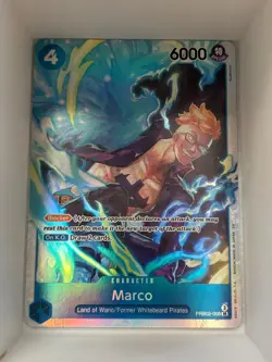 PRB02-008 Marco English SR One Piece TCG Card Game - Image 1