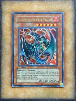 Yugioh Chthonian Emperor Dragon TAEV-EN019 Ultra Rare 1st Ed NM - Image 1