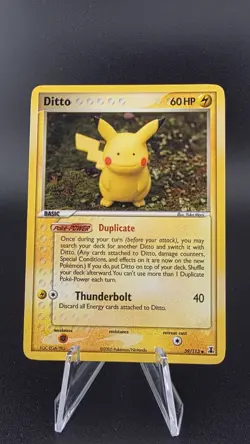 Pokemon Ditto (Pikachu) 39/113 EX Delta Species Card - Image 1