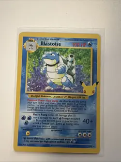 Pokemon Blastoise Celebrations Card 2/102 25th Anniversary Edition NM Near Mint - Image 1