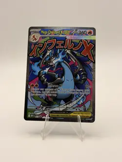 Mega Charizard X ex 023 Holo Mega Evolution Promo Pokemon Card - Image 1