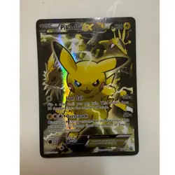 Pokemon Pikachu EX Full Art Promo Holo 130 HP XY124 Card XY English 2016 - Image 1