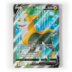Pokemon - Boltund V - 181/192 - SWSH Rebel Clash - Full Art Card - Image 1