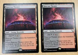 Magic The Gathering Raucous Theatre Lot Of 2 Foil Land Murders At Karlov Manor🔥 - Image 1