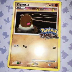 Pokemon TCG Diglett Rumble Promo Regular 30 HP 11/16 English 2009 - Image 1