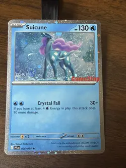 Suicune 026/094 - GameStop Promo Holo Rare Pokemon TCG Card - LP+ - Image 2