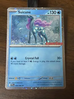 Suicune 026/094 - GameStop Promo Holo Rare Pokemon TCG Card - LP+ - Image 3