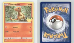 CHARMANDER 009/025 PROMO MCDONALD'S 25TH ANNIVERSARY PROMOS POKEMON HOLO NM/M - Image 1