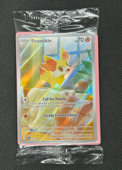 SEALED - Pokemon TCG Fennekin 080 - Black Star PROMO FULL ART Chaos Rising ETB - Image 1