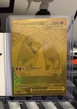 Mega Charizard Y EX 294/217 Gold Hyper Rare, Ascended Heroes, Pokemon TCG (NM) - Image 1