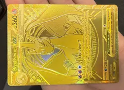 Mega Charizard Y EX 294/217 Gold Hyper Rare, Ascended Heroes, Pokemon TCG (NM) - Image 2