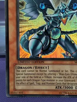 Blue-Eyes Shining Dragon - MOV-EN001 - Super Rare - Limited Edition MP/HP+ - Image 5