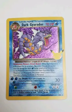 Dark Gyarados Classic Collection Holo Celebrations 8/82 NM Pokemon TCG - Image 1