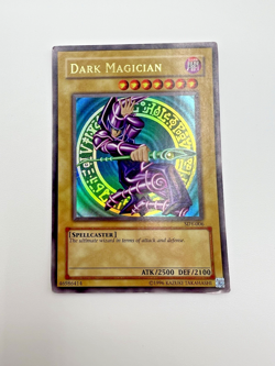 Vintage Yu-Gi-Oh! Dark Magician (SDY-006 Unlimited) Heavy Play - Image 1