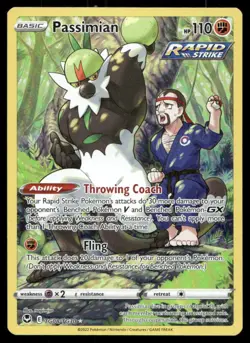 Passimian TG08/TG30 Holo Silver Tempest Trainer Gallery Pokemon NM - Image 1