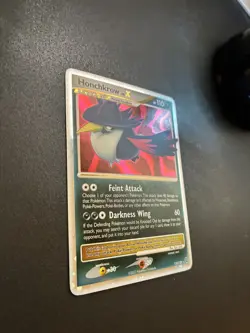 Honchkrow LV.X 132/132 - Pokemon Secret Wonders ULTRA RARE Holo - LP - WRITING - Image 5