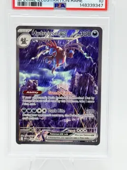 2025 POKEMON WHT EN-WHITE FLARE SPECIAL ILLUSTRATION RARE HYDREIGON EX PSA 10 - Image 2