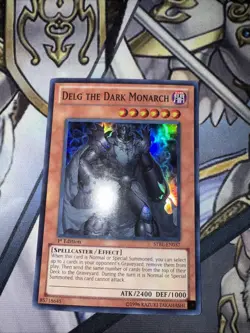 YuGiOh! Delg The Dark Monarch Super Rare STBL-EN037 1st Ed - Image 1