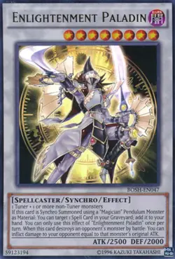 Enlightenment Paladin - BOSH-EN047 - Ultra Rare - Unlimited Edition Near Mint Yu - Image 1