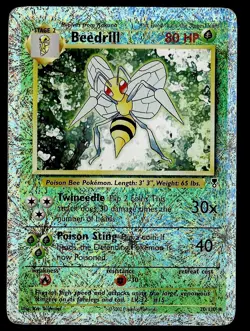 Beedrill 20/110 Legendary Collection Reverse Holo Rare Pokemon Card - Image 1