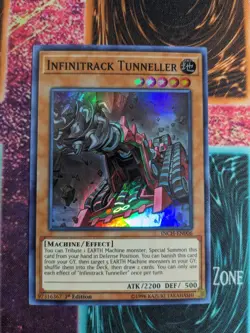 Yu-Gi-Oh! Infinitrack Tunneller INCH-EN006 1st Edition Super Rare NM c3/ - Image 1