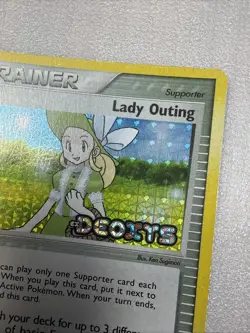 Pokemon Card - Lady Outing Deoxys 87/107 Reverse Holo Stamped - Image 4